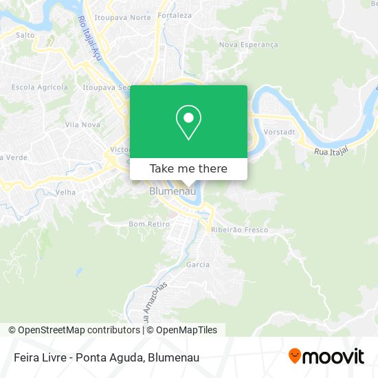Feira Livre - Ponta Aguda map