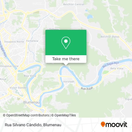 Rua Silvano Cândido map