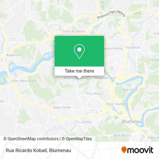Rua Ricardo Koball map