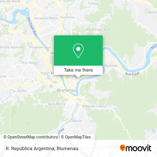 R. República Argentina map