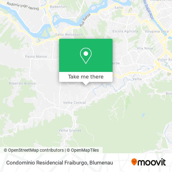 Condomínio Residencial Fraiburgo map