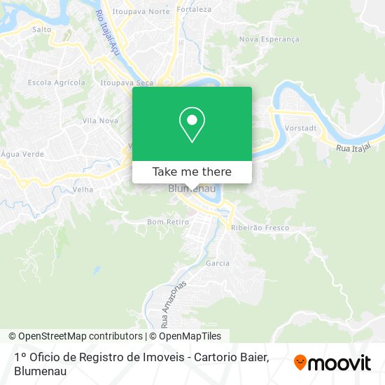 1º Oficio de Registro de Imoveis - Cartorio Baier map