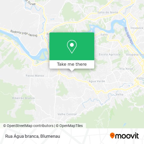 Rua Água branca map