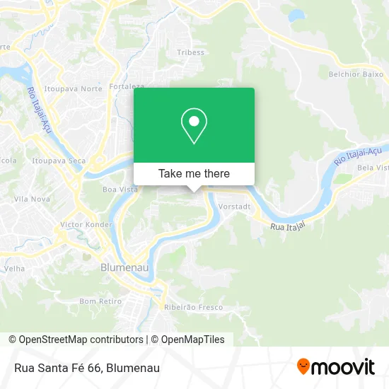 Rua Santa Fé 66 map