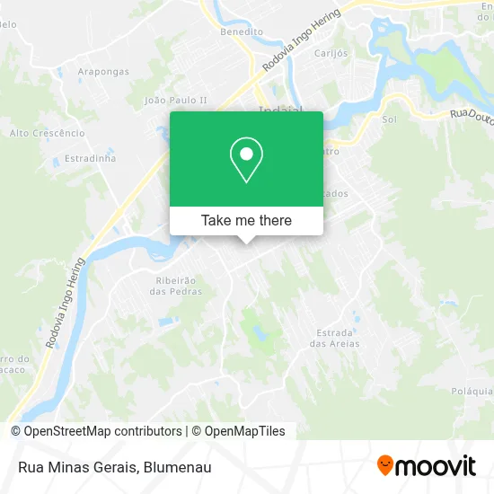 Rua Minas Gerais map