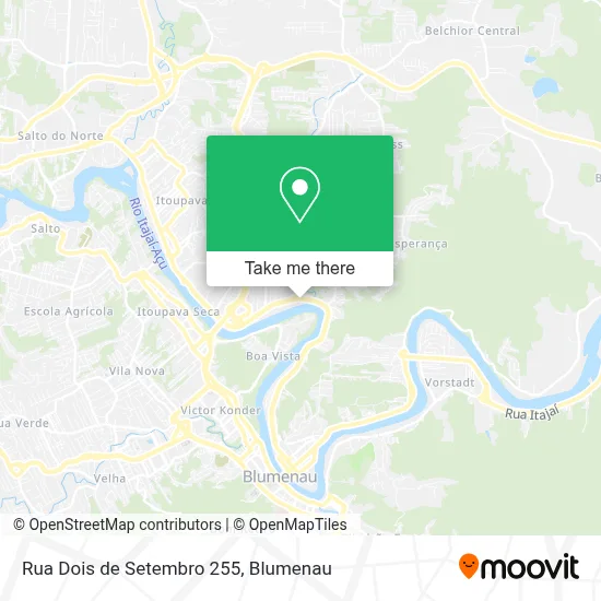 Rua Dois de Setembro 255 map