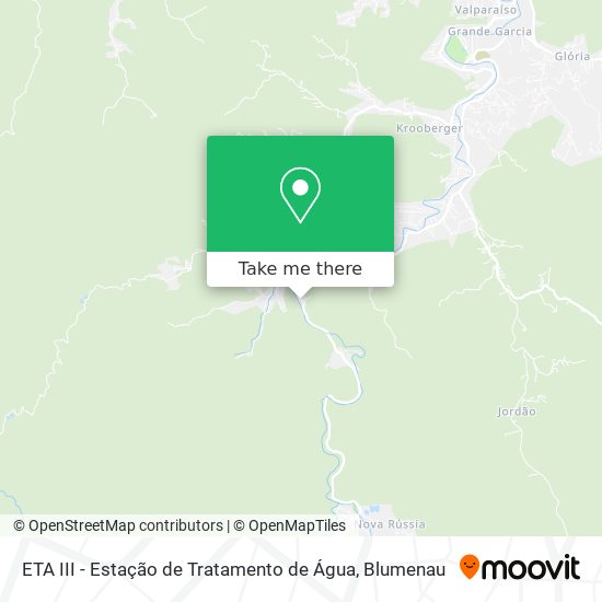 Mapa ETA III - Estação de Tratamento de Água