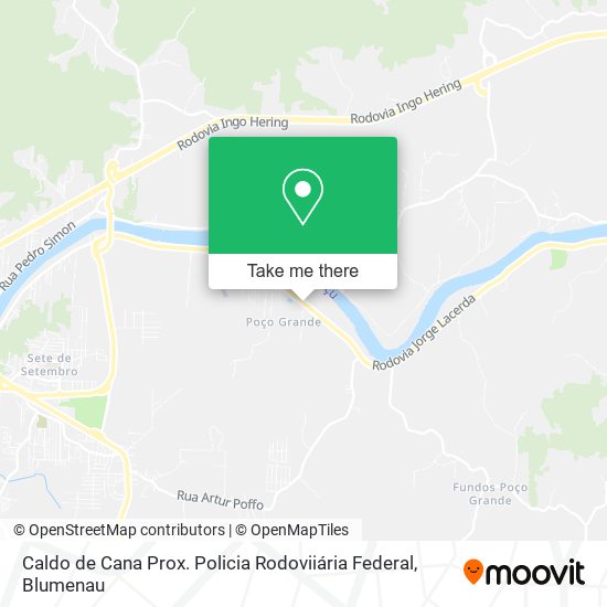 Caldo de Cana Prox. Policia Rodoviiária Federal map