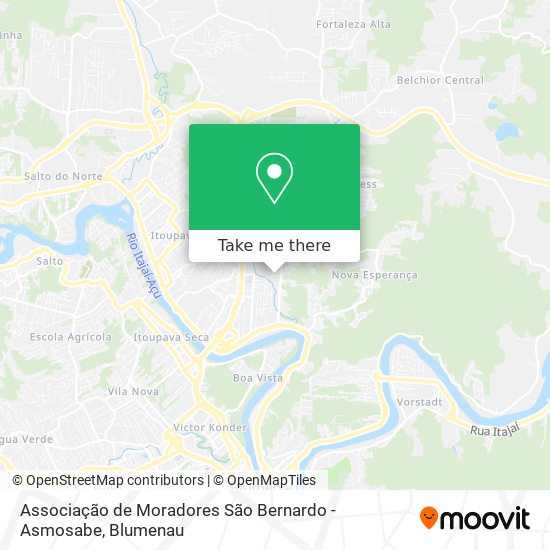 Associação de Moradores São Bernardo - Asmosabe map