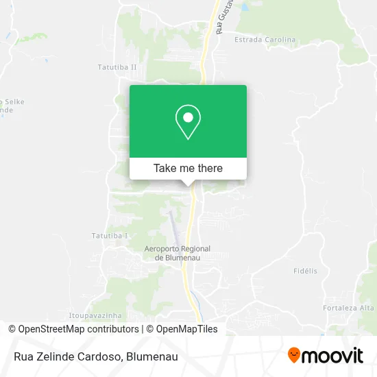 Rua Zelinde Cardoso map