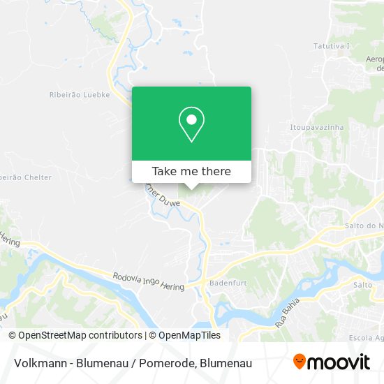 Volkmann - Blumenau / Pomerode map