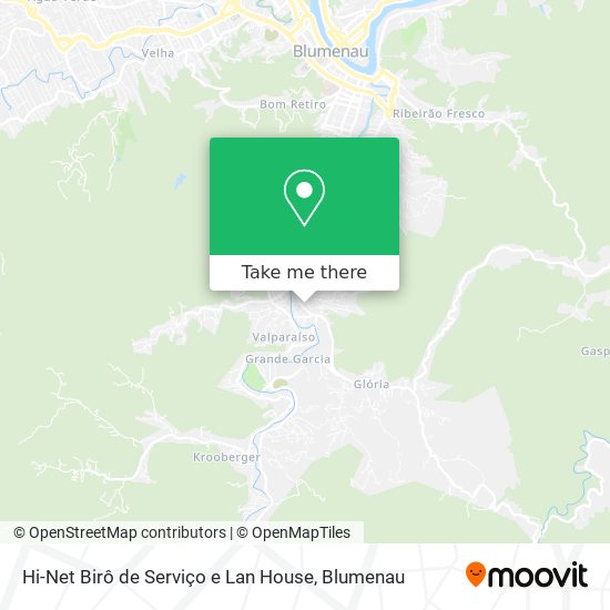 Hi-Net Birô de Serviço e Lan House map