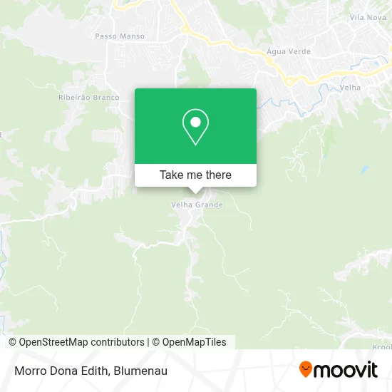 Morro Dona Edith map