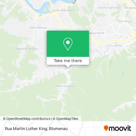 Rua Martin Luther King map
