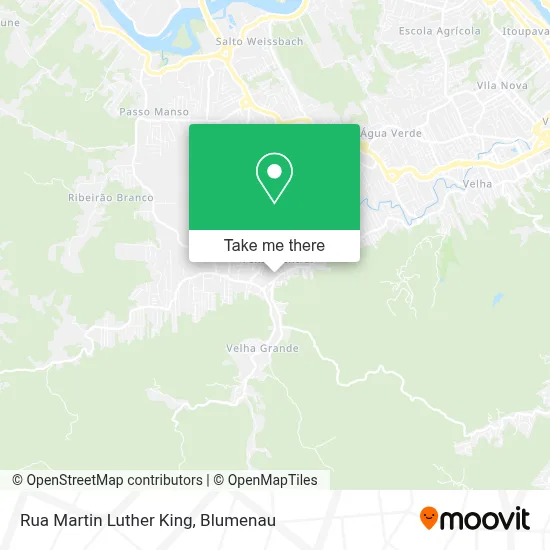 Rua Martin Luther King map