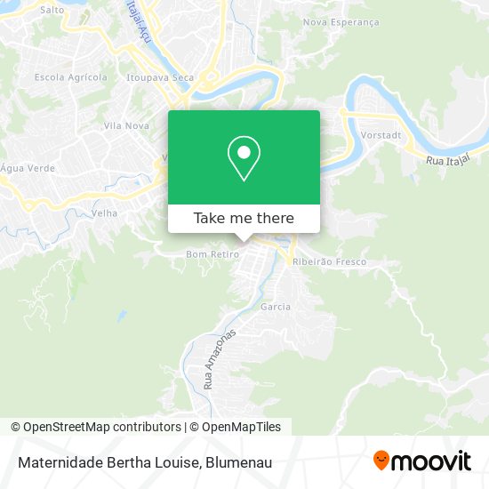 Maternidade Bertha Louise map