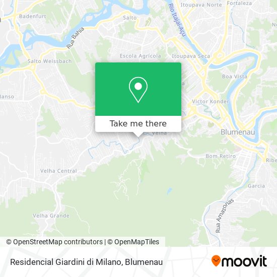 Mapa Residencial Giardini di Milano