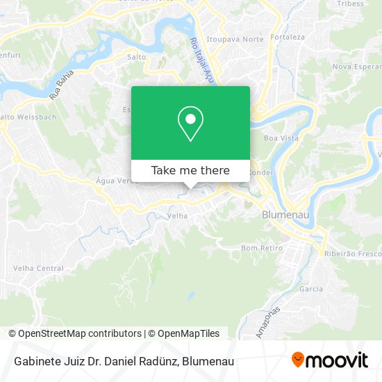 Gabinete Juiz Dr. Daniel Radünz map