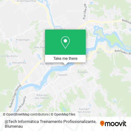 @Tech Informática Treinamento Profissionalizante map