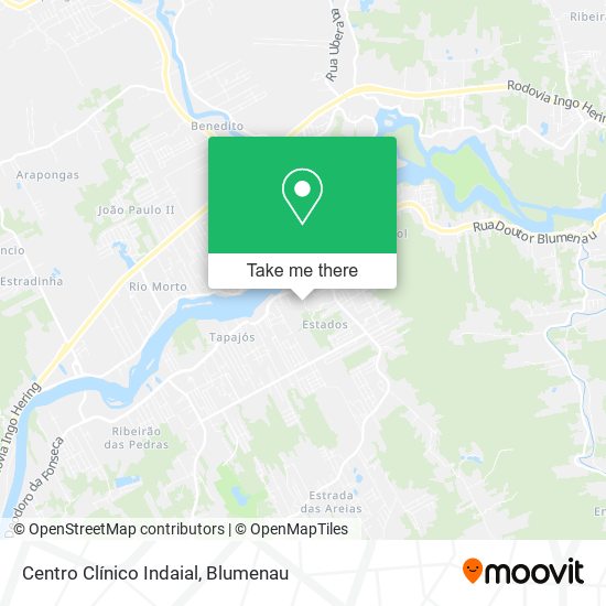 Centro Clínico Indaial map
