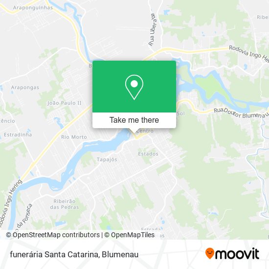 funerária Santa Catarina map