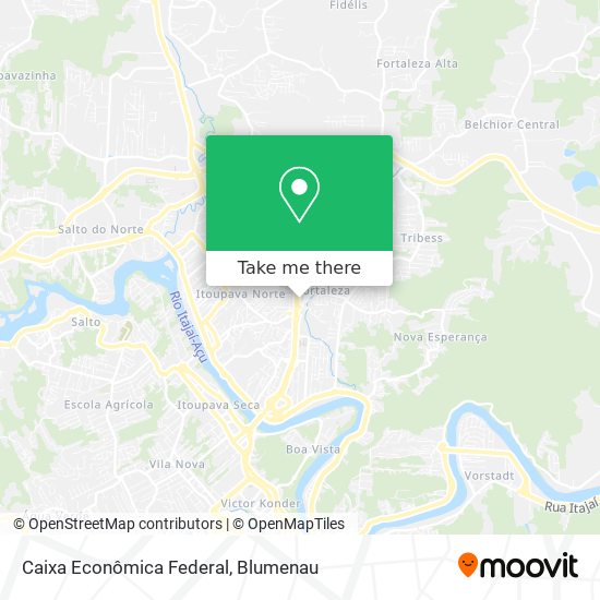 Caixa Econômica Federal map