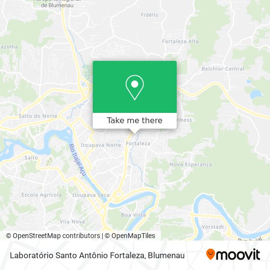 Laboratório Santo Antônio Fortaleza map