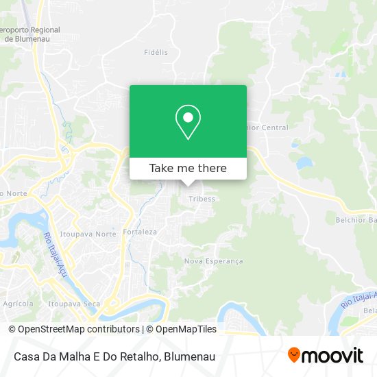 Casa Da Malha E Do Retalho map