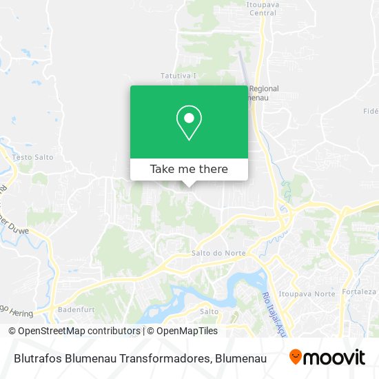Blutrafos Blumenau Transformadores map