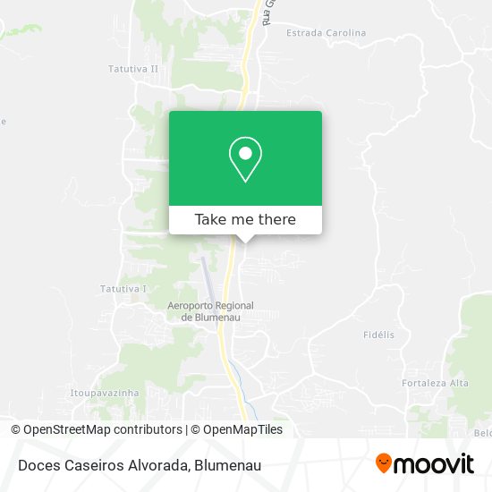 Doces Caseiros Alvorada map