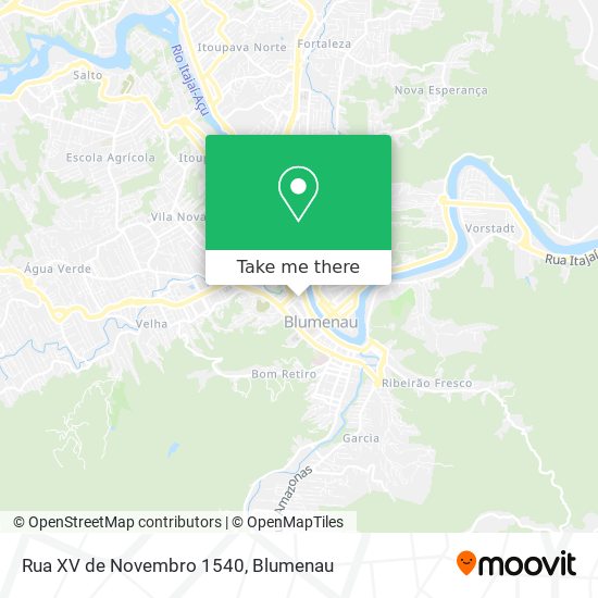 Rua XV de Novembro 1540 map