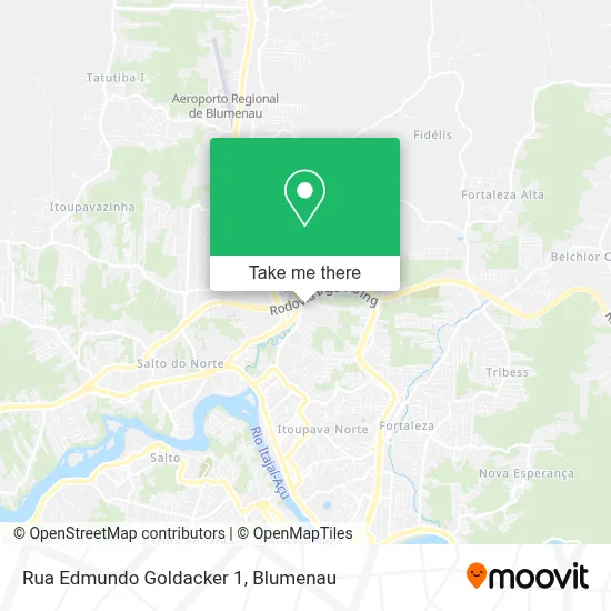 Rua Edmundo Goldacker 1 map