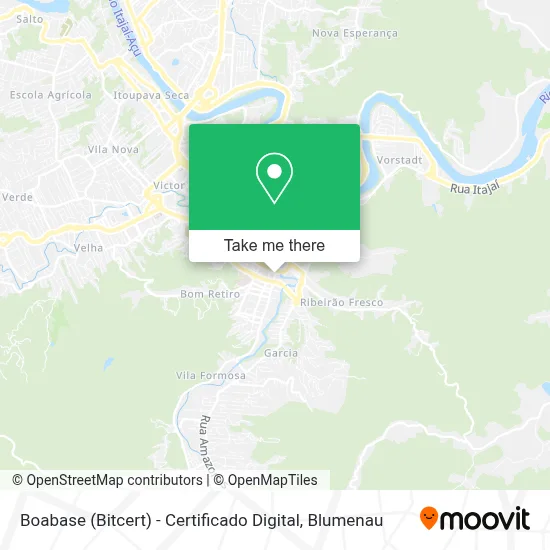 Boabase (Bitcert) - Certificado Digital map