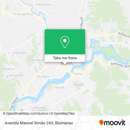 Avenida Manoel Simão 260 map