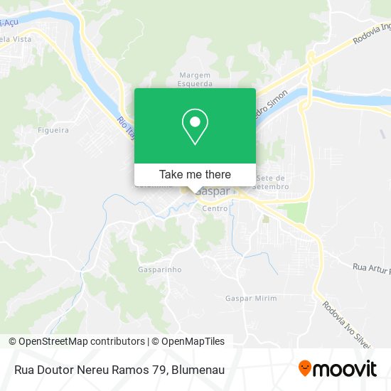 Rua Doutor Nereu Ramos 79 map
