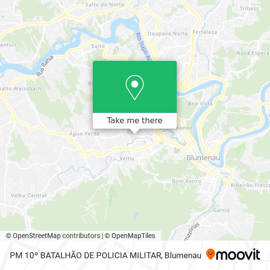 PM 10º BATALHÃO DE POLICIA MILITAR map