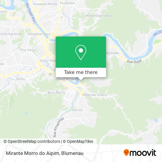 Mapa Mirante Morro do Aipim