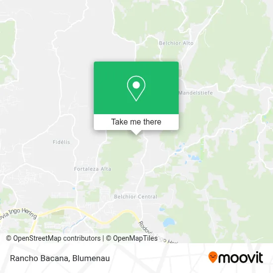 Rancho Bacana map