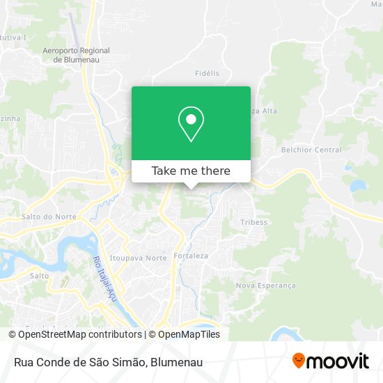 Mapa Rua Conde de São Simão