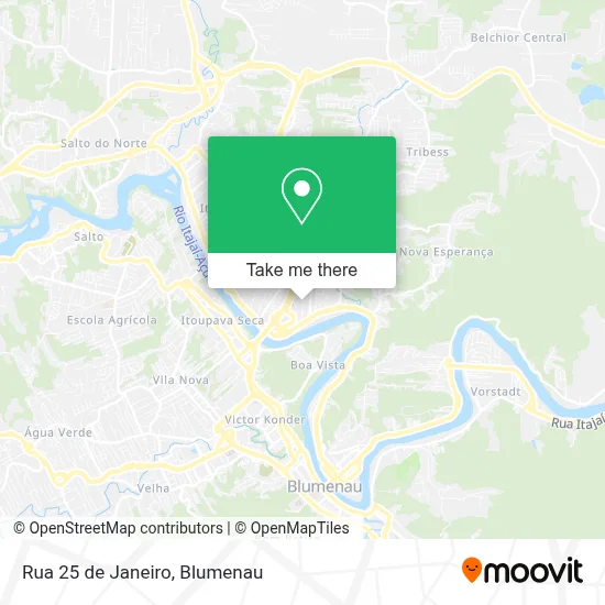 Rua 25 de Janeiro map