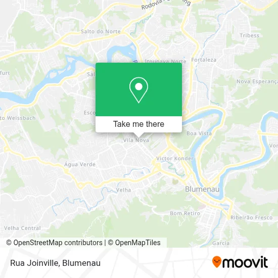 Rua Joinville map