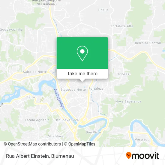 Rua Albert Einstein map