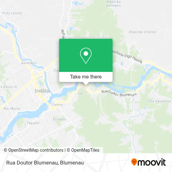 Rua Doutor Blumenau map