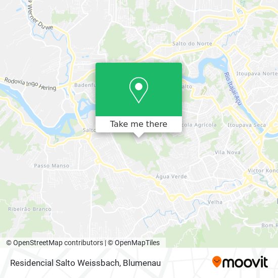 Residencial Salto Weissbach map