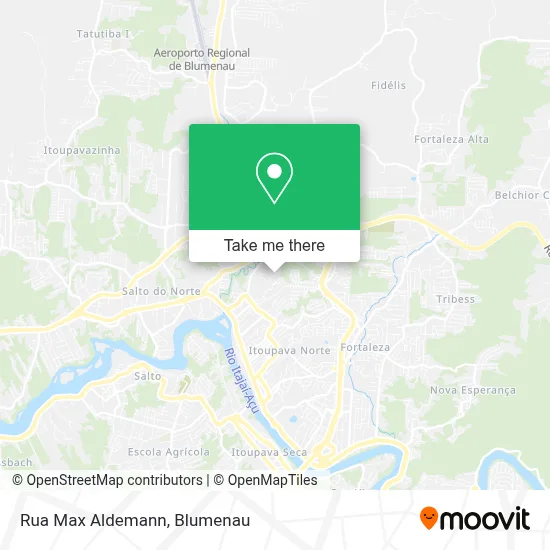 Rua Max Aldemann map