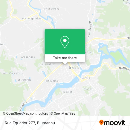 Rua Equador 277 map