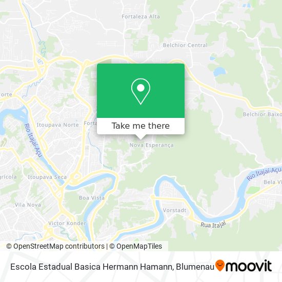 Escola Estadual Basica Hermann Hamann map
