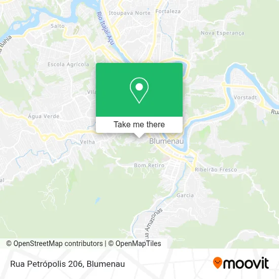 Rua Petrópolis 206 map
