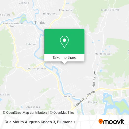 Rua Mauro Augusto Knoch 3 map