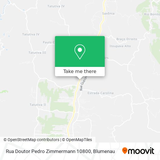 Rua Doutor Pedro Zimmermann 10800 map